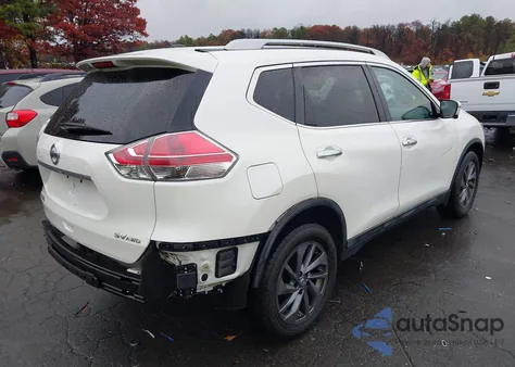 2016 Nissan Rogue Sl из США, поврежденный, VIN 5N1AT2MV5GC766632